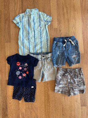 Baby Boy Late Summer Clothes Bundle 12–18 Months | 6 Pieces